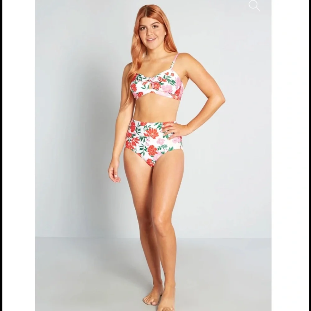 NWOT ModCloth‎ Santa Barbara Saturdays Bikini The Clarice High-Waisted Bottom